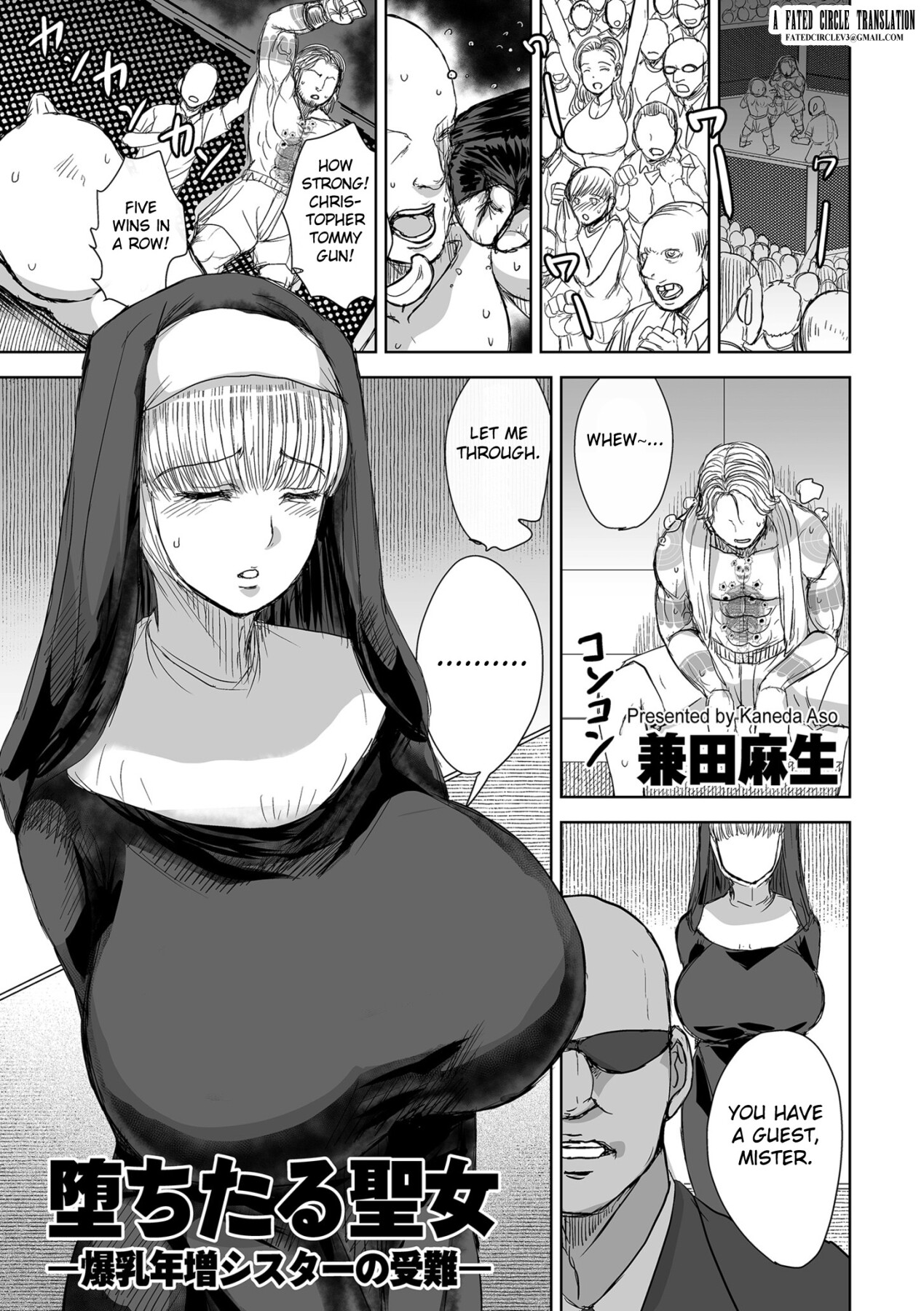 Hentai Manga Comic-The Fallen Saint: The Ordeal of the Busty Older Nun-Read-1